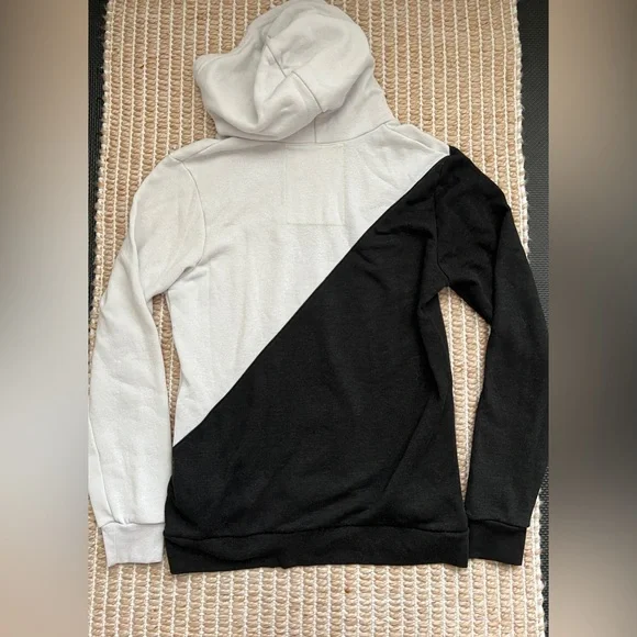 Aviator Nation White & Black Zip-Up Hoodie Size Large - Picture 5 of 10